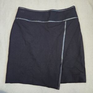 White House Black Market Black Boot Skirt Size 2